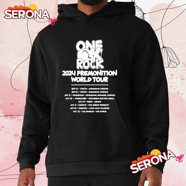 ONE OK ROCK PREMONITION TOUR 2024Tシャツ XL Premonition World Tour Tee – ONE OK ROCK US