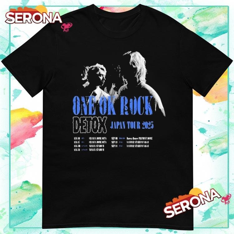 ONE OK ROCK DETOX JAPAN TOUR 2025 TシャツXL One OK Rock Detox Japan Tour 2025 Merchandise Latin American